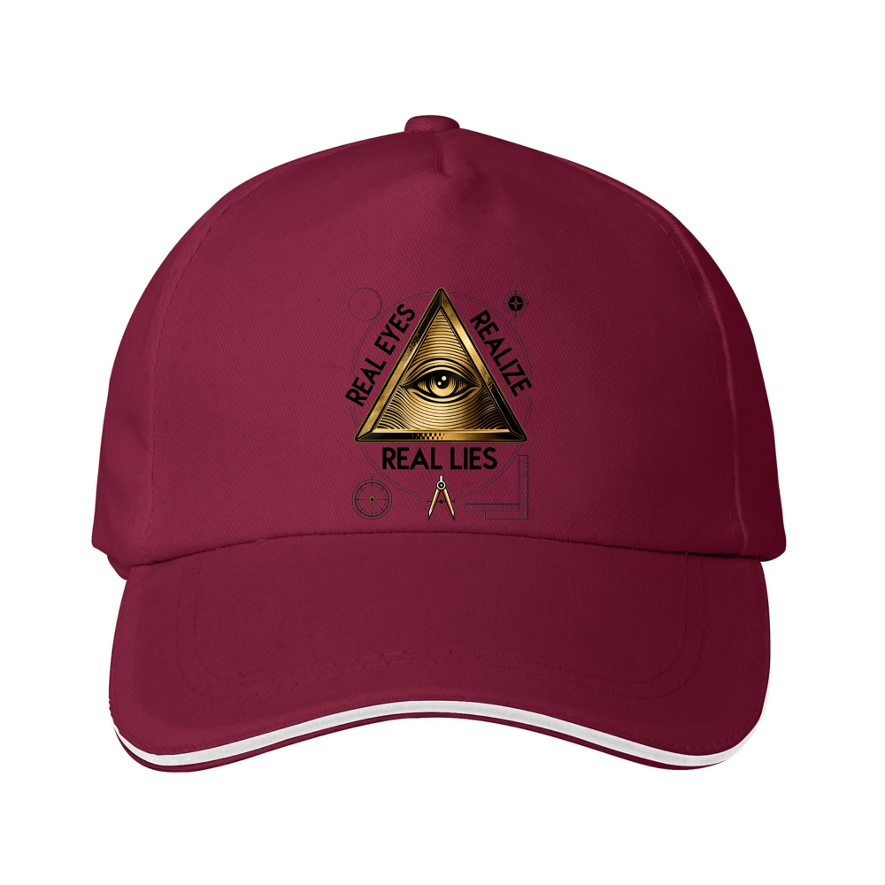 Dorawear™ Unisex Graphic Cap – Real Eyes Realize Real Lies Design
