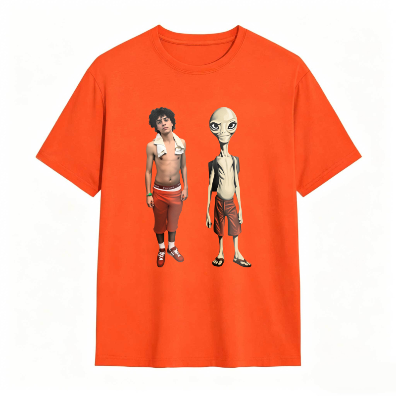 Dorawear™ Alien And Human Character Design Unisex Classic T-shirt