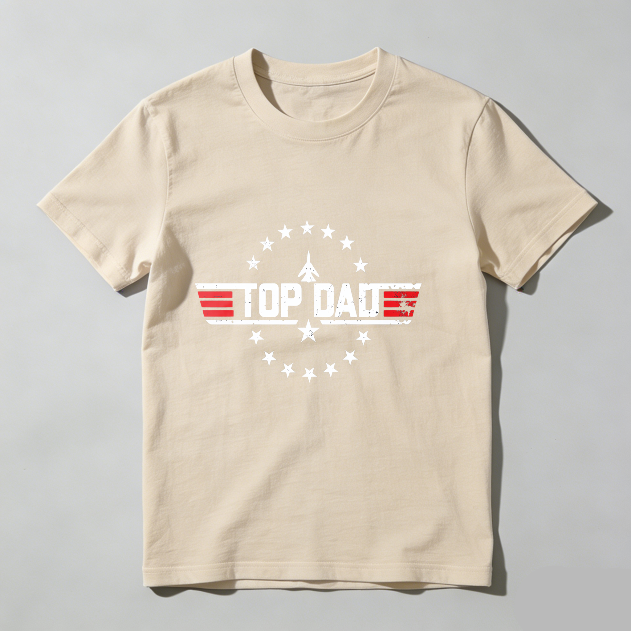 Dorawear™Top Dad With Stars And Jet T Shirt