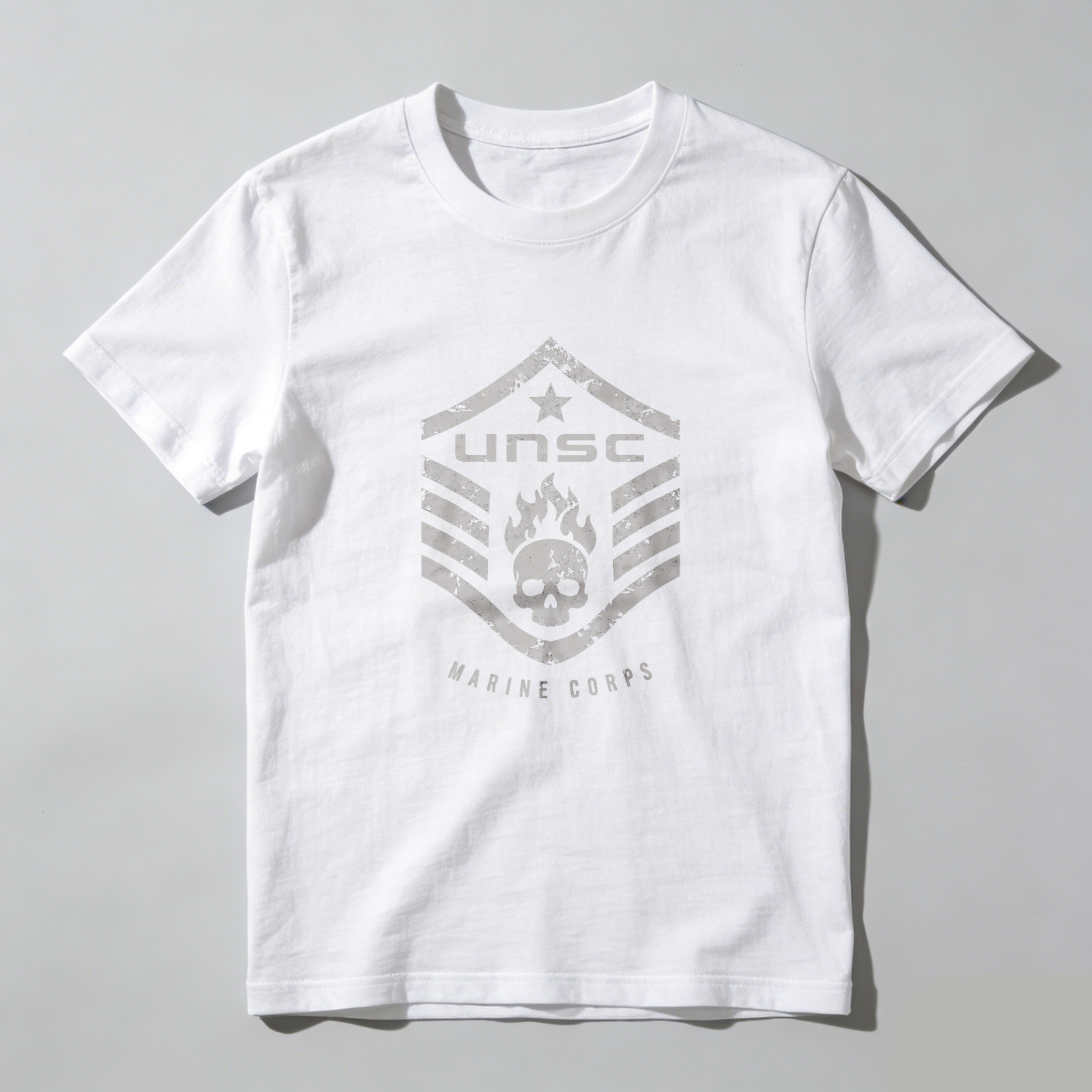 Dorawear™ Unsc Marine Corps Emblem Pure Cotton Short Sleeve T Shirt-Dorawear
