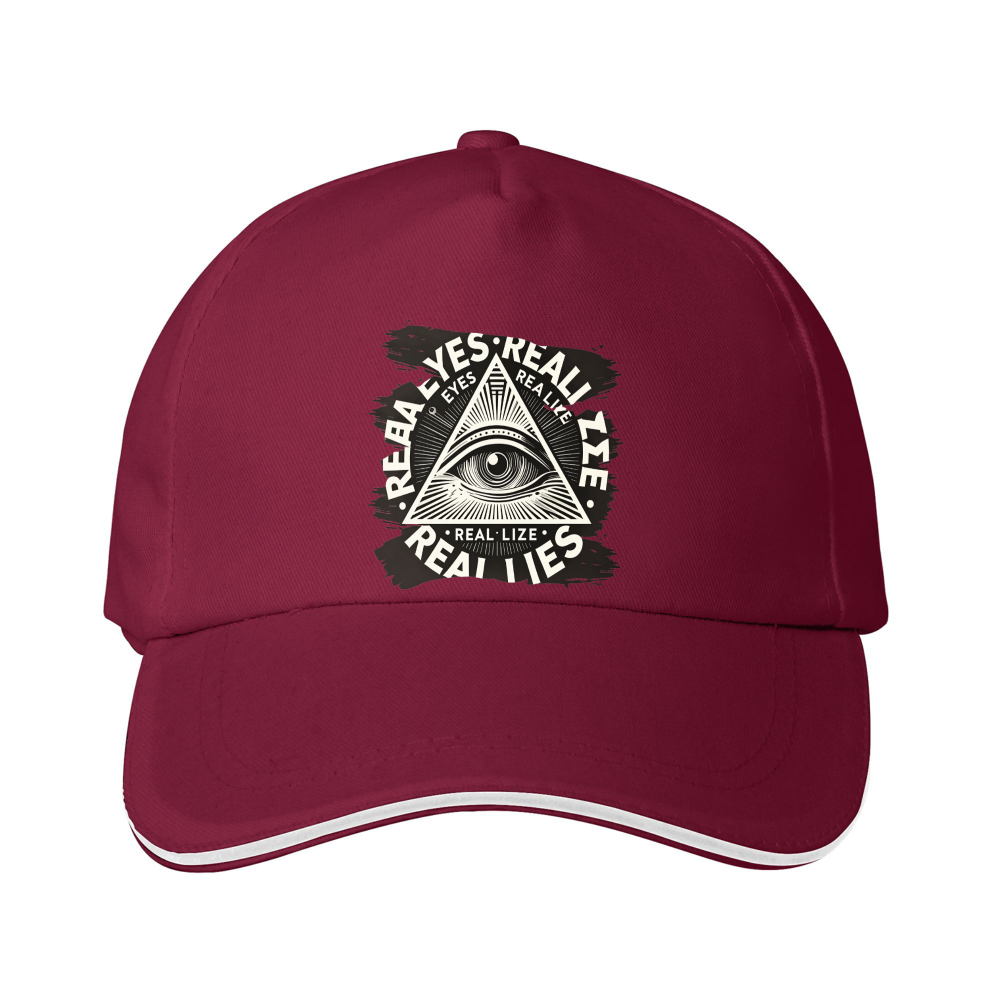 Dorawear™ Baseball Cap  All Seeing Eye And Realize Text Design For Casual Wear