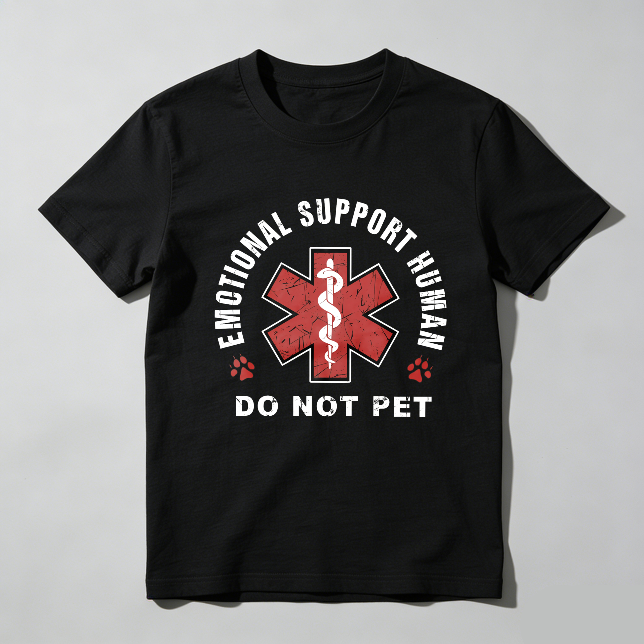 Dorawear Emotional Support Human Do Not Pet T Shirt