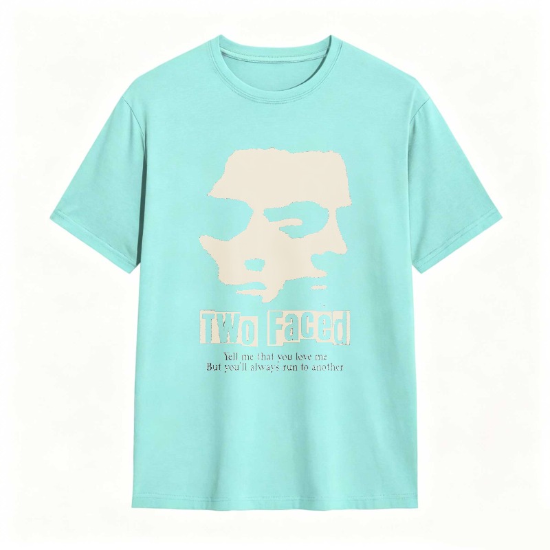 Dorawear™Two Faced Skull Design With Quote Unisex Classic T-shirt