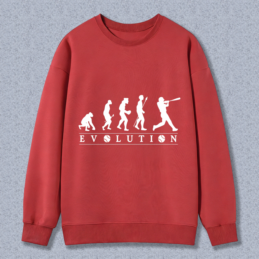Dorawear™ Evolution Baseball Player Design Unisex Classic Sweatshirt