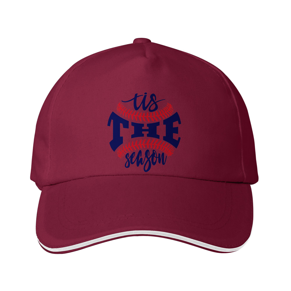 Dorawear™ Baseball Cap Tis The Season Baseball Stitch Design For Sports And Casual Wear