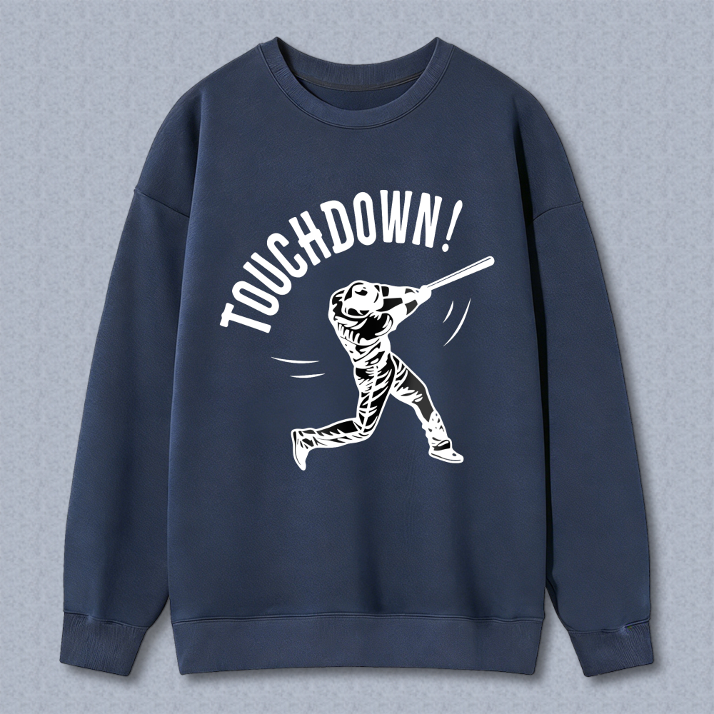 Dorawear™ Touchdown Baseball Player Graphic Unisex Classic Sweatshirt