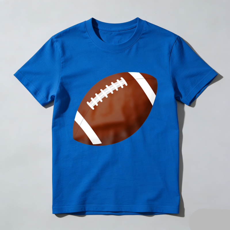 Dorawear™ Football Print On Black T Shirt T Shirt