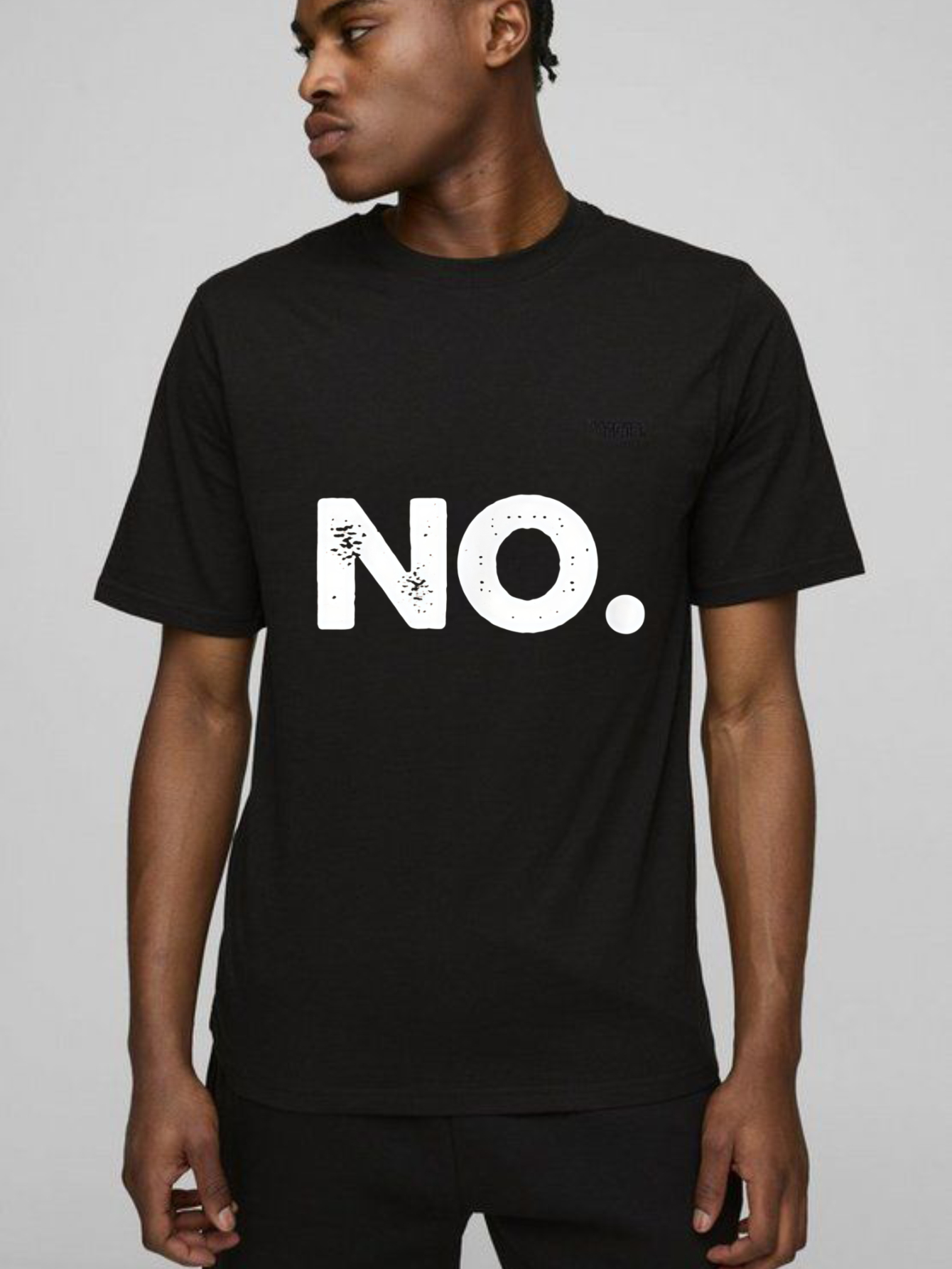 Dorawear™  No. Pattern Print On Black T Shirt T Shirt