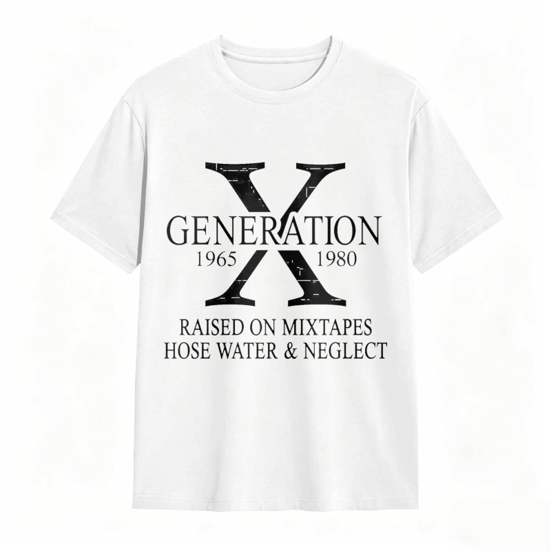 Dorawear™ X Generation 1965 1980 Raised On Mixtapes Hose Water And Neglect Unisex Classic T-shirt