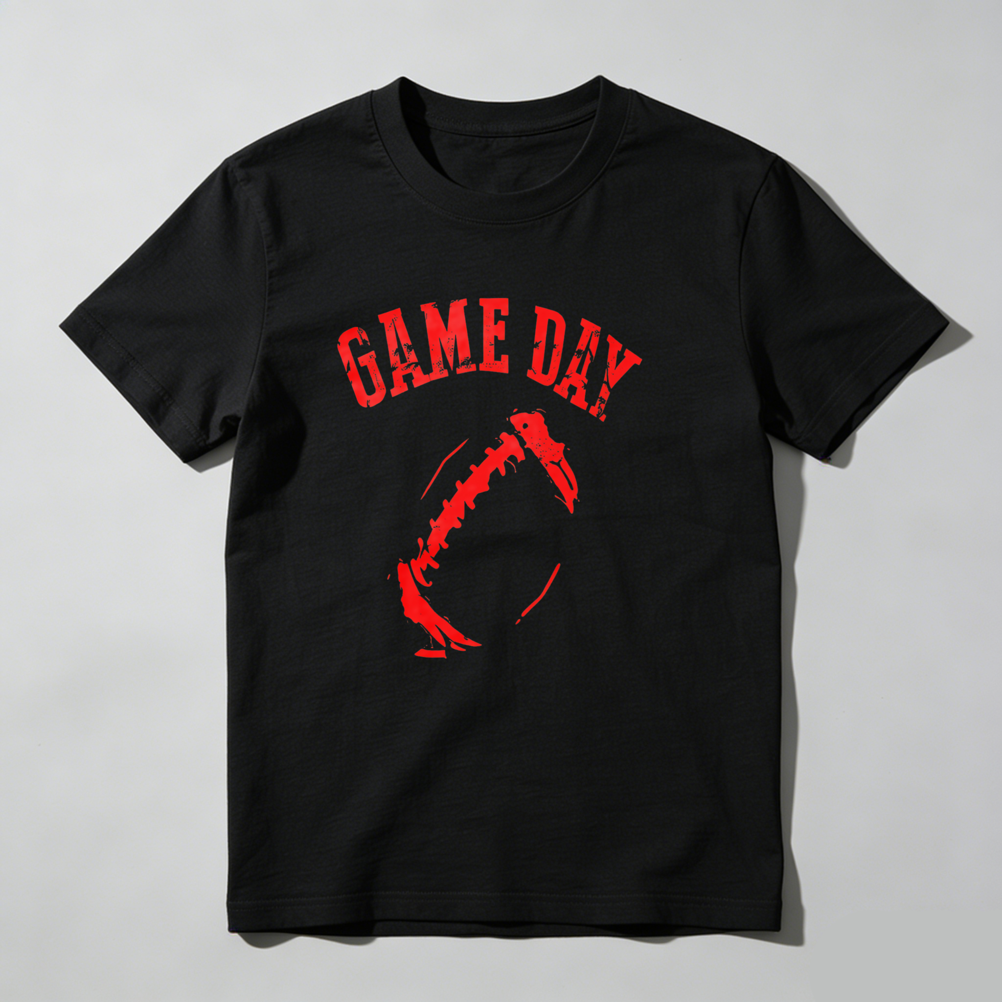 Dorawear™ Game Day Football Design Print  T Shirt-Dorawear