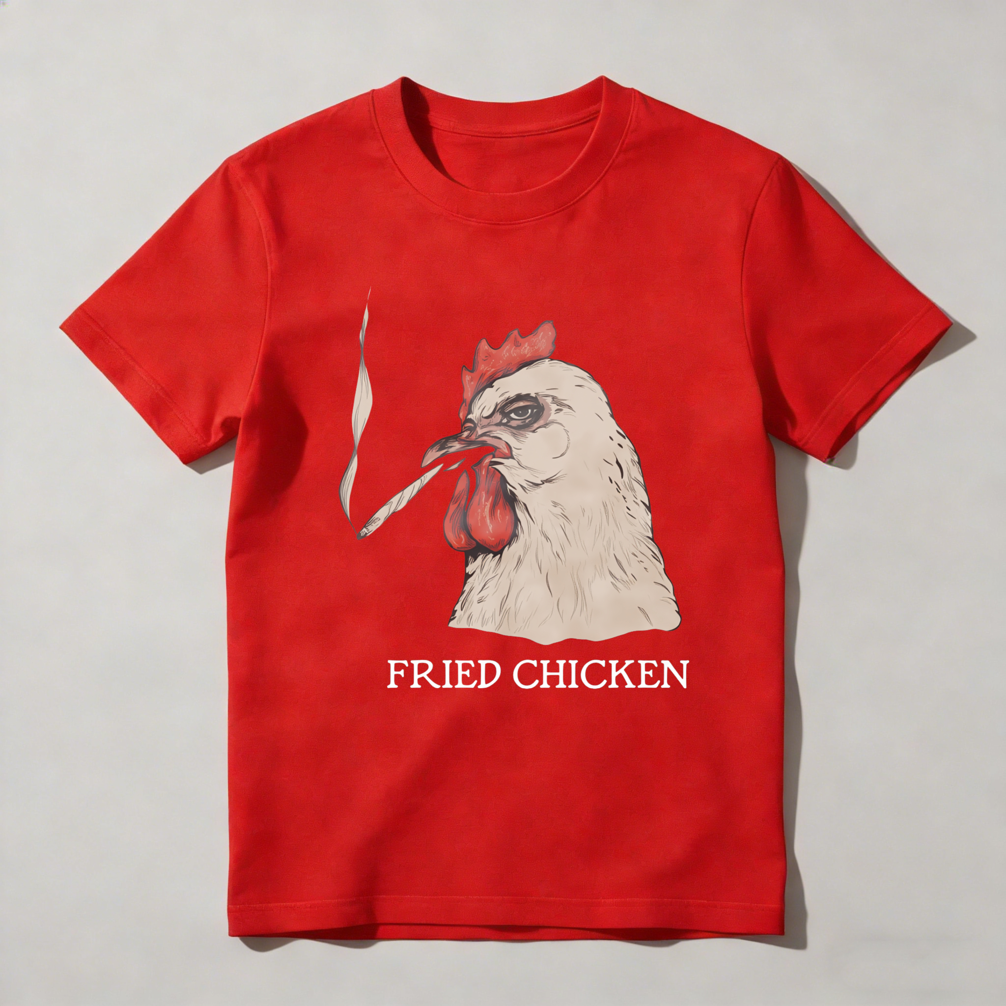 Dorawear™ Chicken Smoking Cigarette Fried Chicken T Shirt