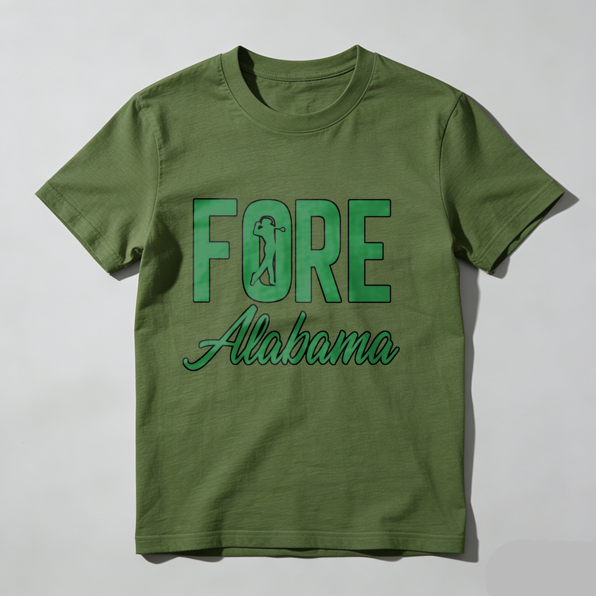Dorawear™Fore Alabama Golf Design T Shirt