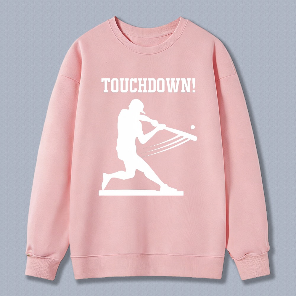 Dorawear™ Touchdown Baseball Player Silhouette Unisex Classic Sweatshirt