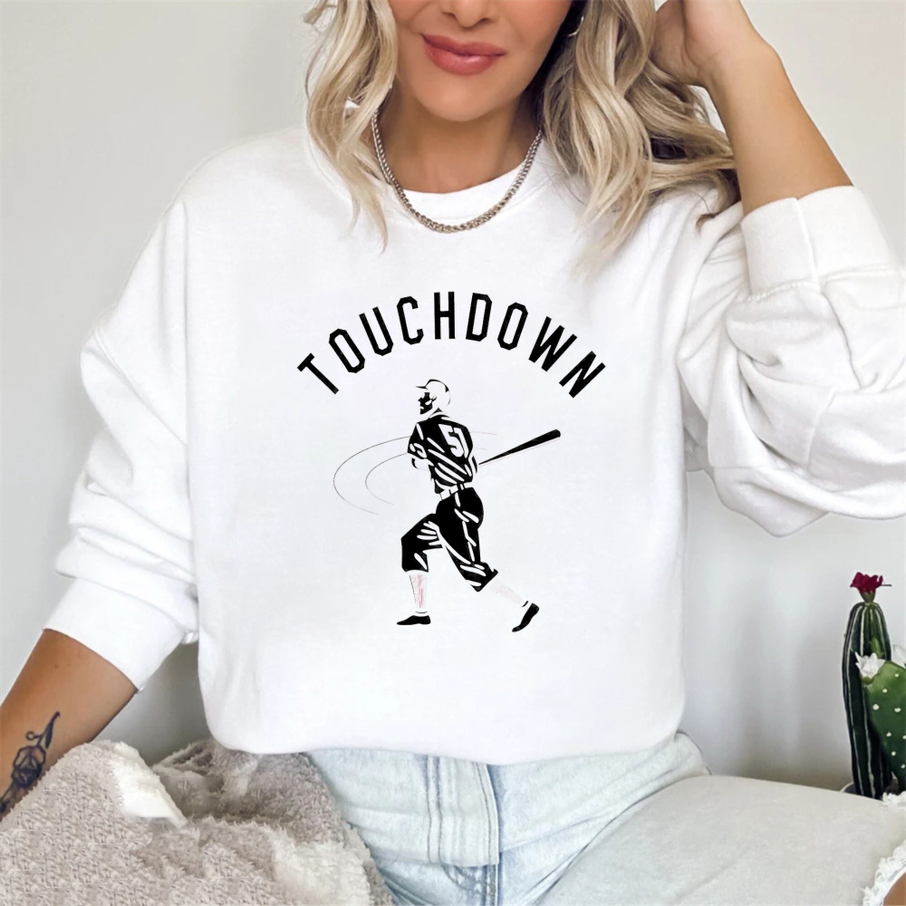 Dorawear™ Touchdown Baseball Player Graphic Unisex Classic Sweatshirt(1)