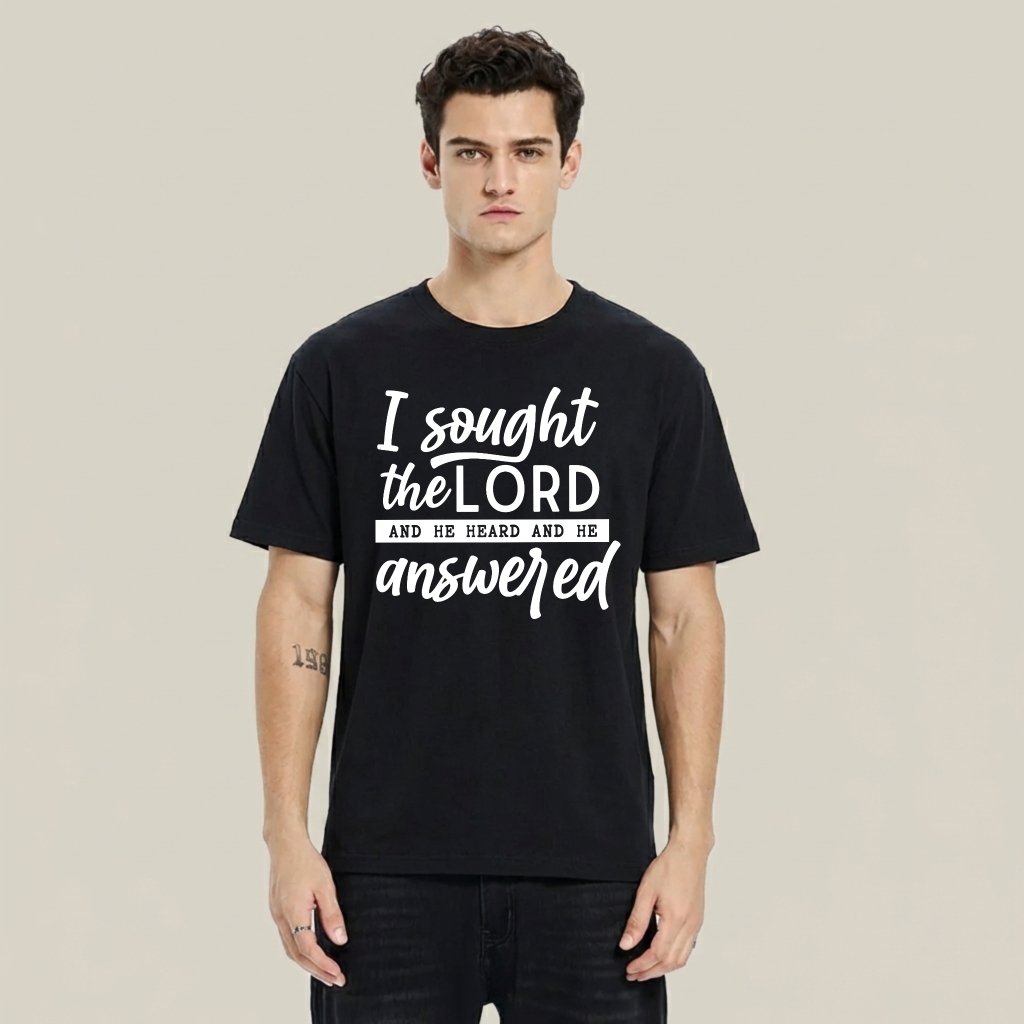 Dorawear™ Faith TShirt Inspiring Scripture Print I Found The Lord He Healed Me