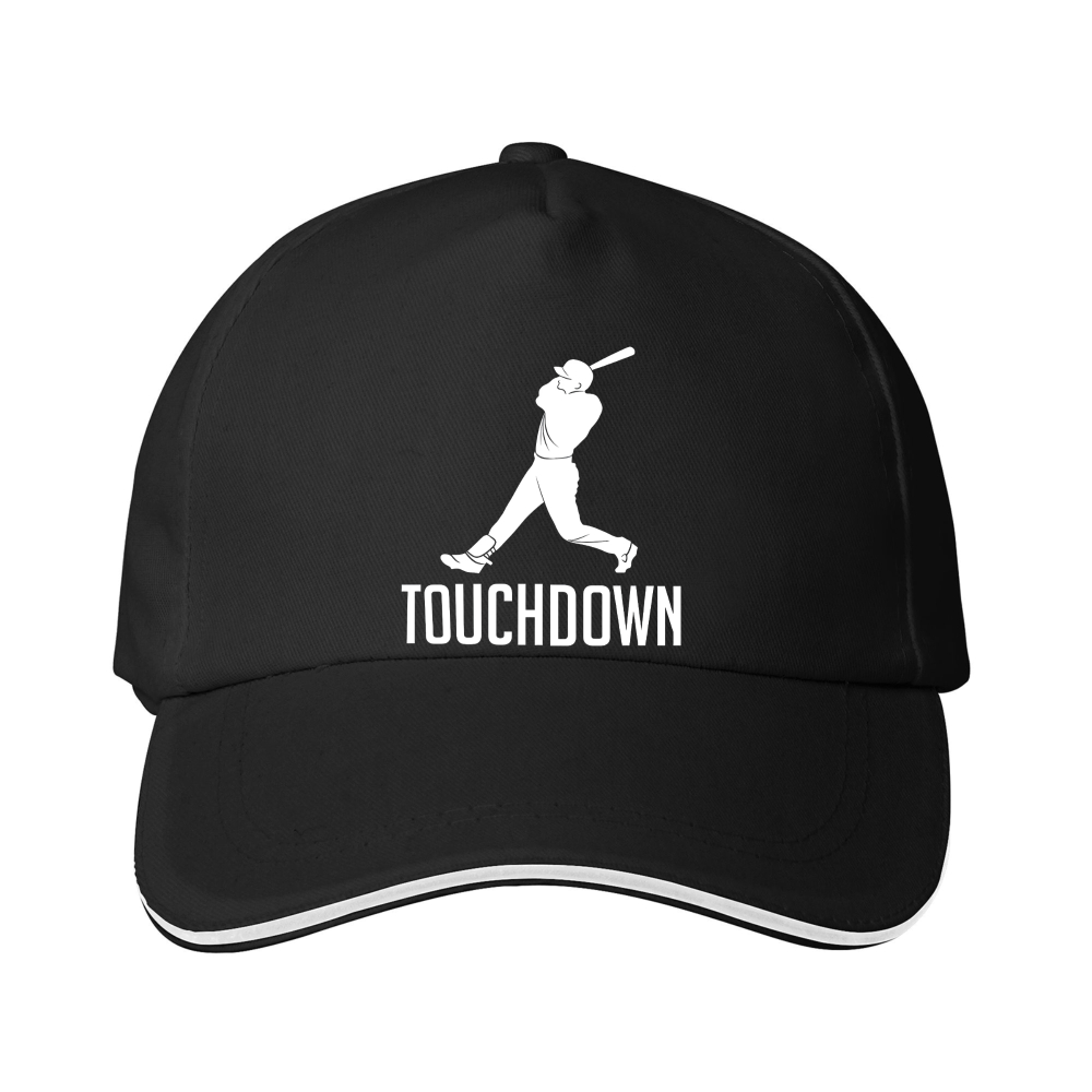 Dorawear™ Baseball Cap Baseball Player Touchdown Text Sports Game