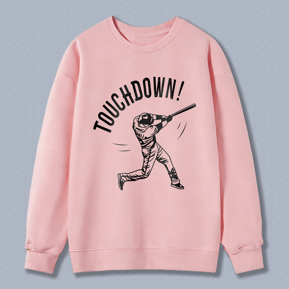 Dorawear™ Touchdown Baseball Player Graphic Unisex Classic Sweatshirt
