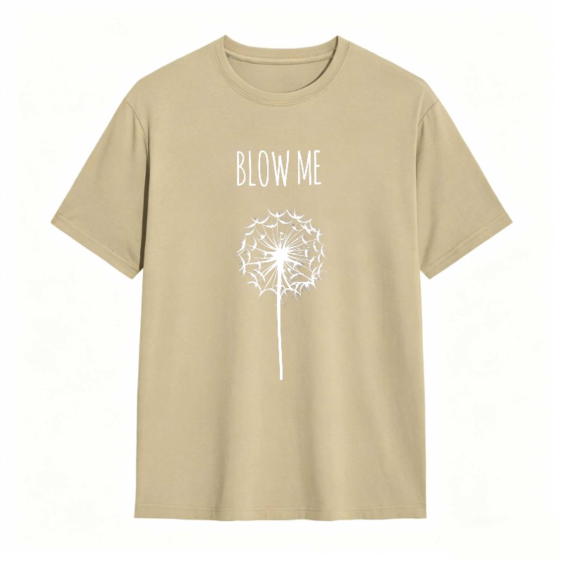 Dorawear™ Dandelion Blow Me Text Design Unisex Classic T-shirt