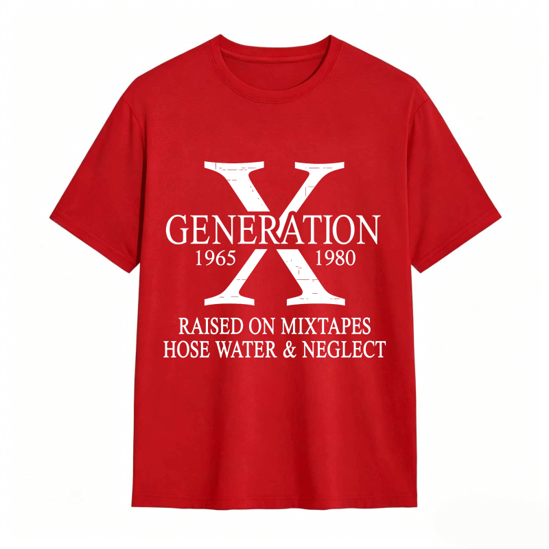 Dorawear™ X Generation 1965 1980 Raised On Mixtapes Hose Water And Neglect Unisex Classic T-shirt