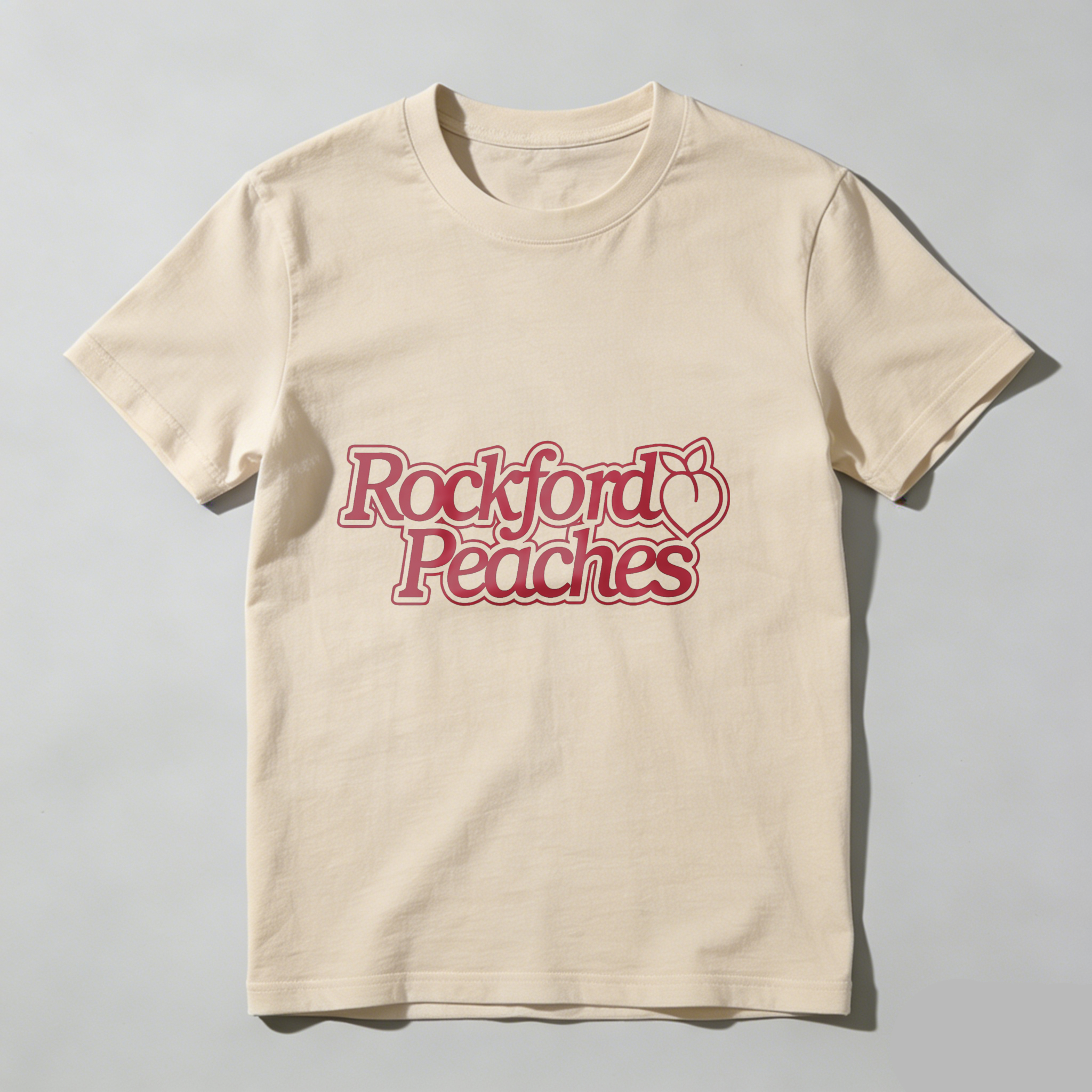 Dorawear™Rockford Peaches Logo Design T Shirt
