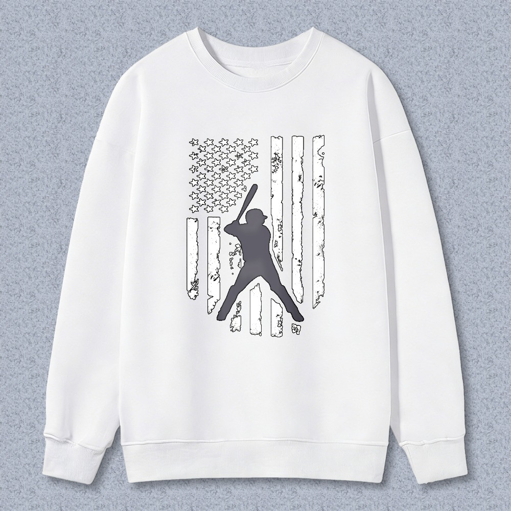 Dorawear™ American Flag Design Unisex Classic Sweatshirt