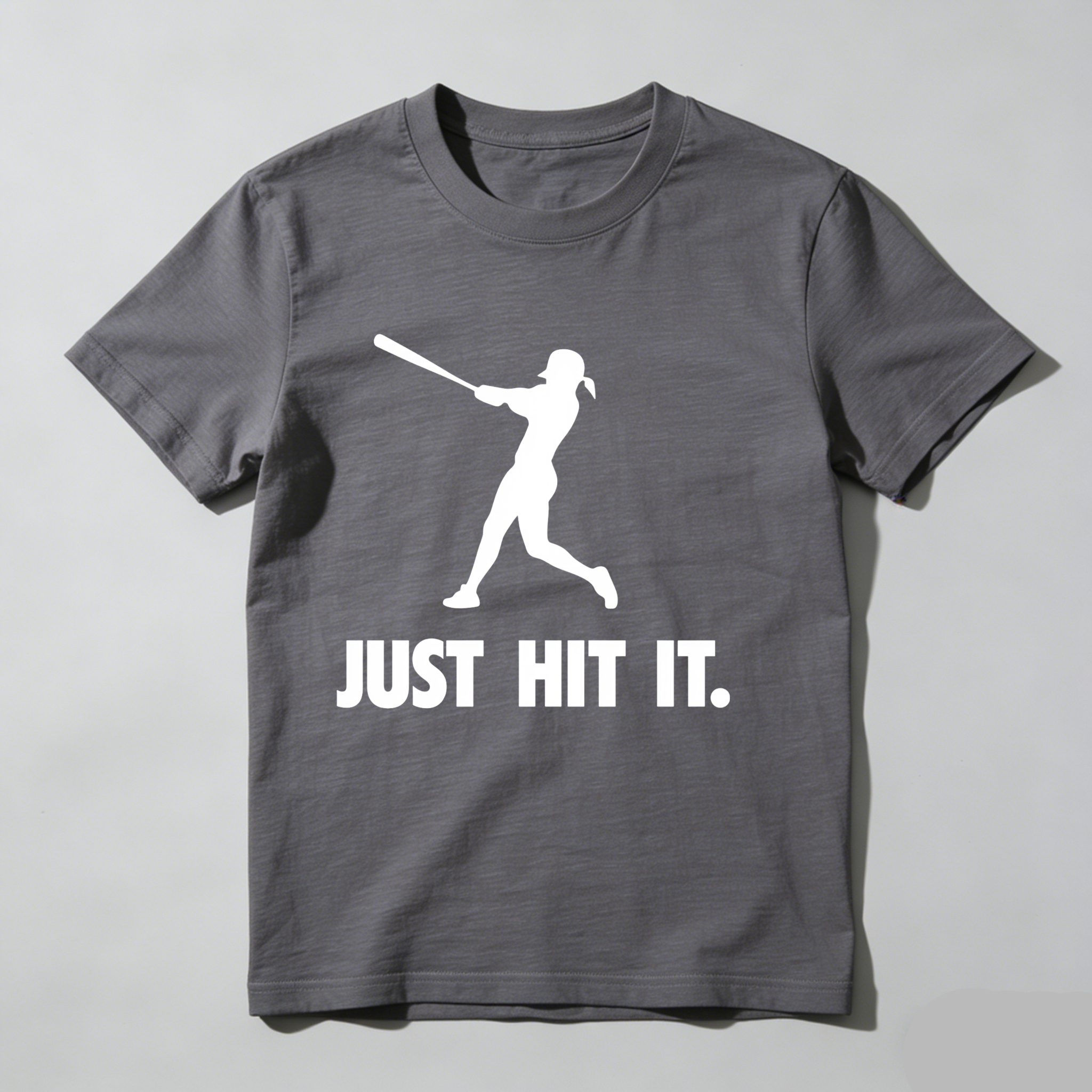 Dorawear™ Just Hit It Batting Silhouette Design  T Shirt
