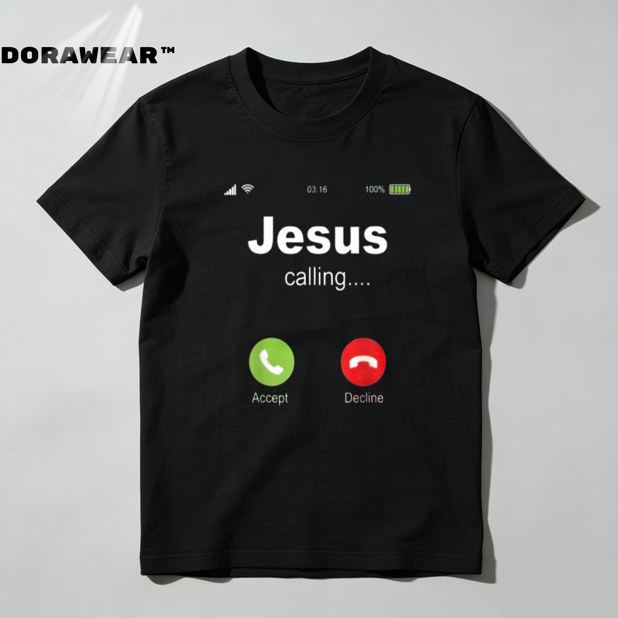 Dorawear™  Calling Accept Decline T Shirt