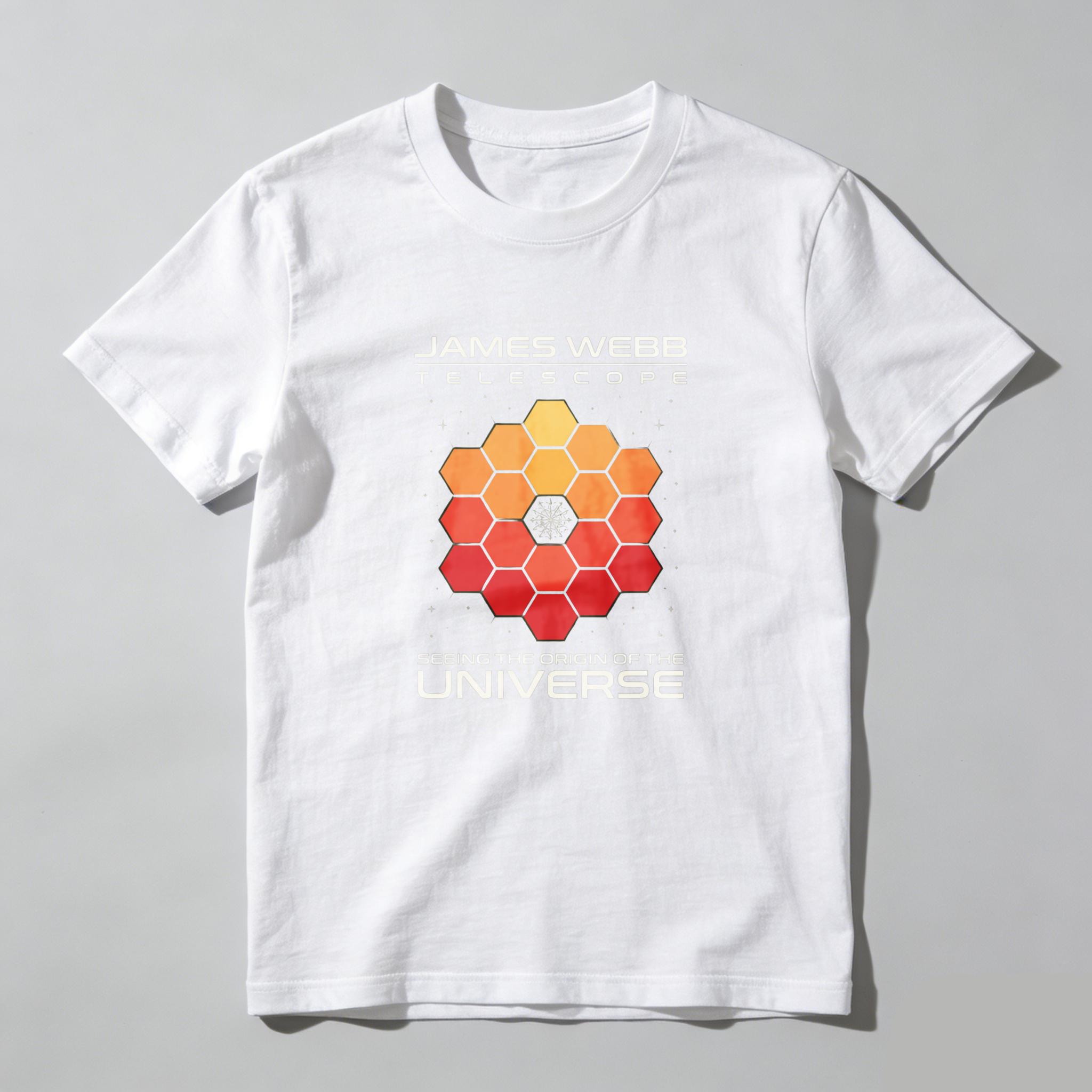 Dorawear™ James Webb Telescope Seeing The Origin Of The Universe Pure Cotton Short Sleeve T Shirt-Dorawear