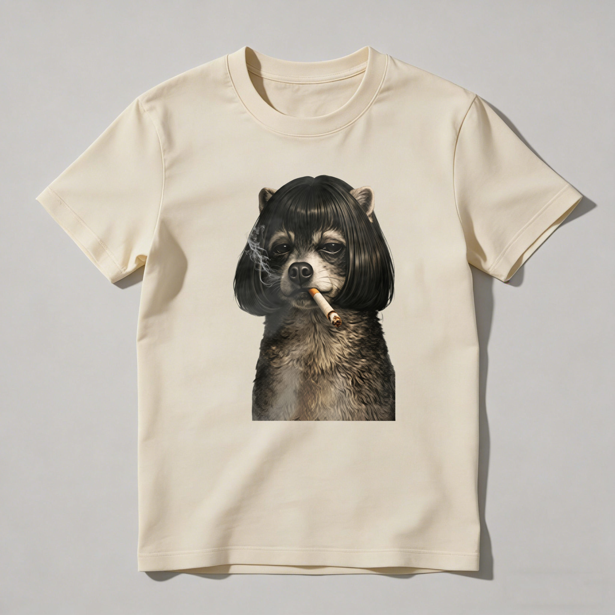 Dorawear™ Dog With Hair And Cigarette T Shirt