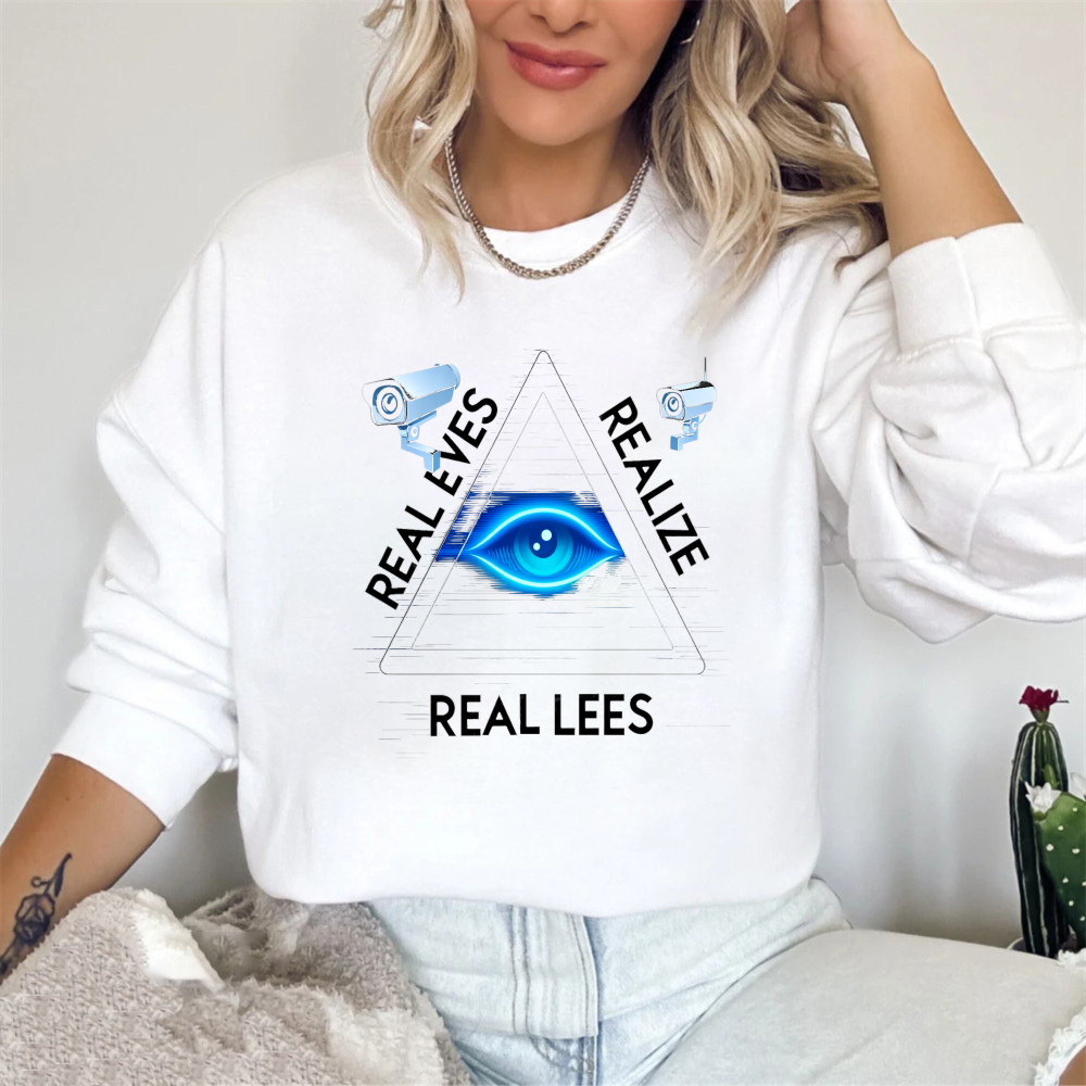Dorawear™ Eye In Triangle Real Eyes Realize Real Lees Unisex Classic Sweatshirt