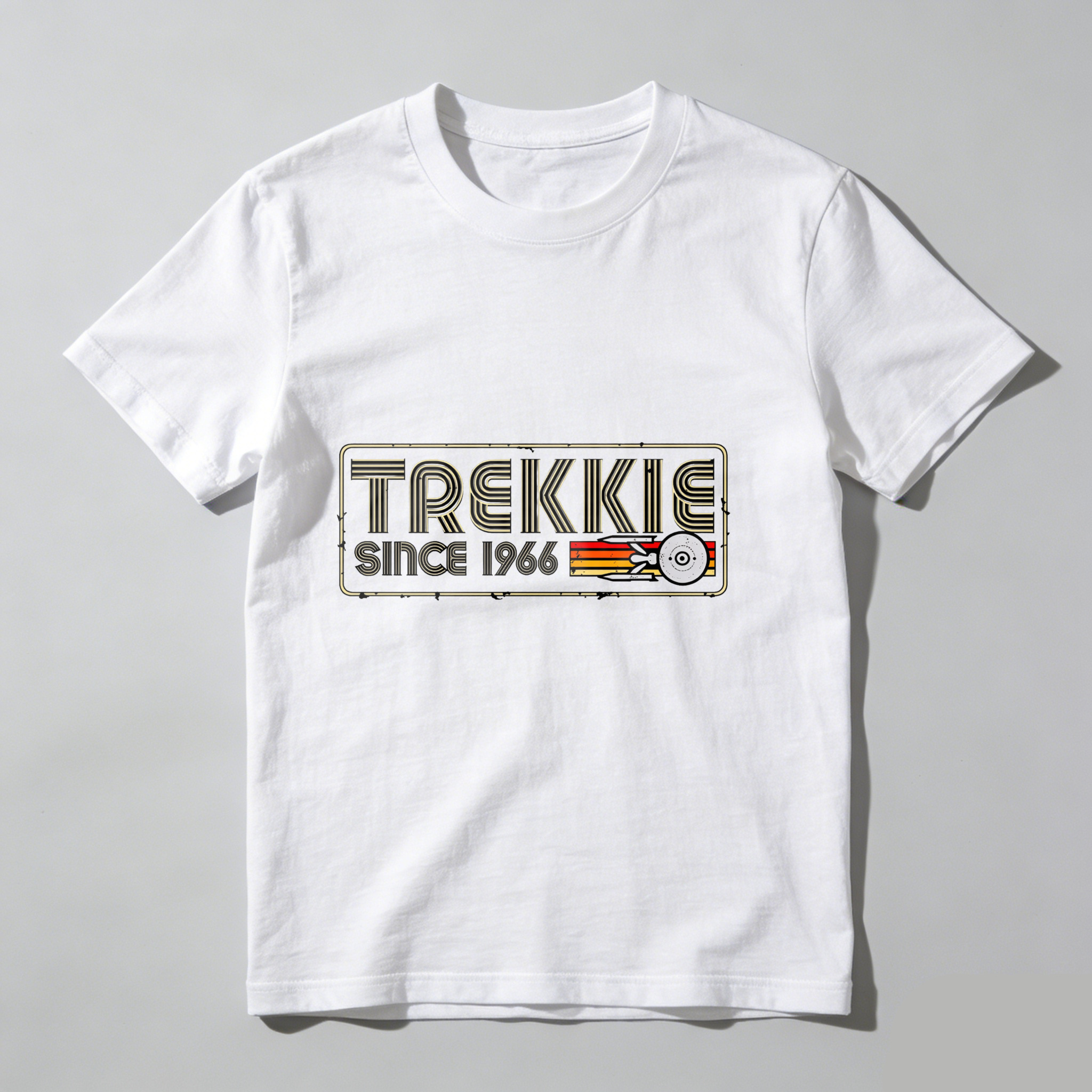 Dorawear™ Trekkie Since 1966 Starfleet Emblem T Shirt