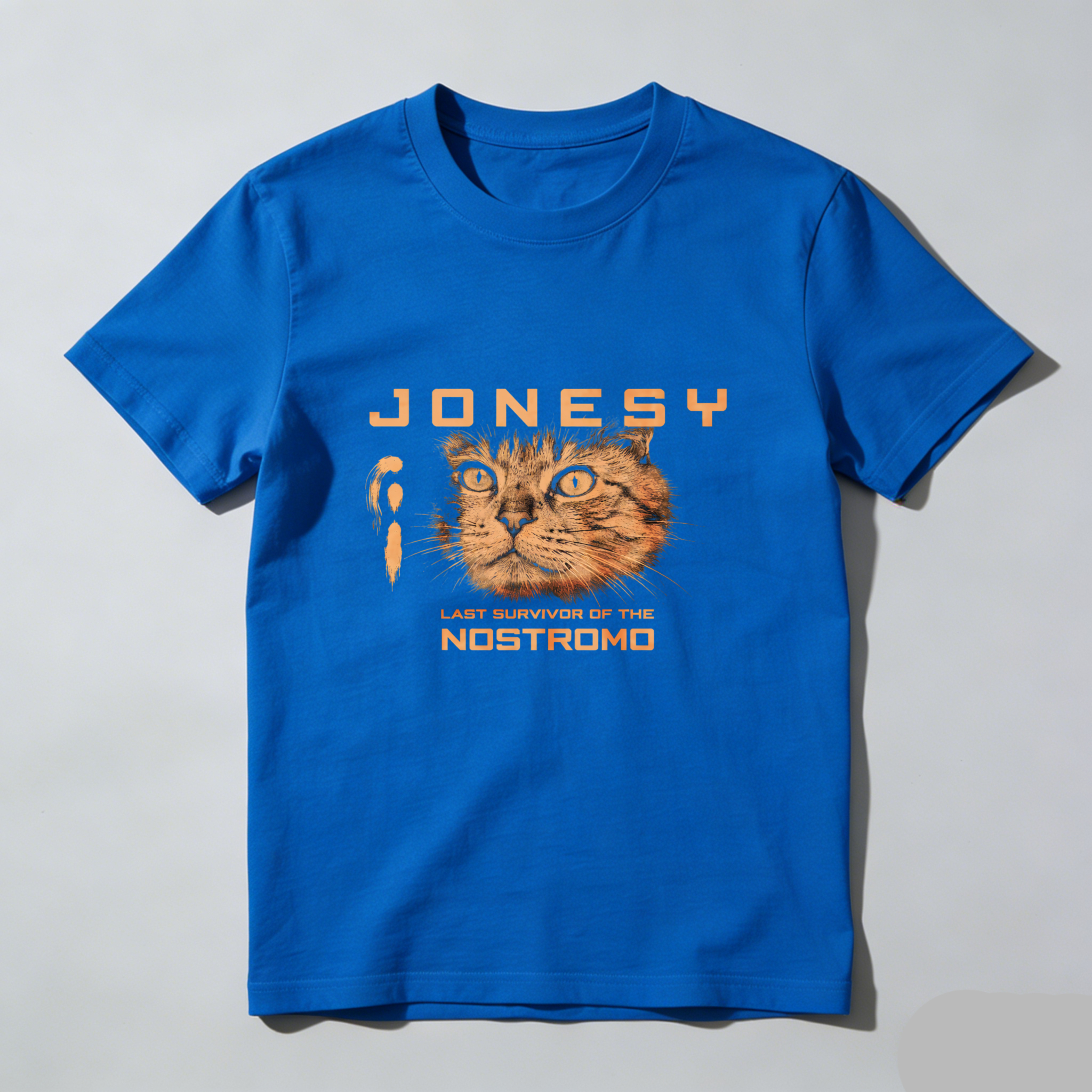 Dorawear™ Jonesy Last Survivor Of The Nostromo Pure Cotton Short Sleeve T Shirt-Dorawear