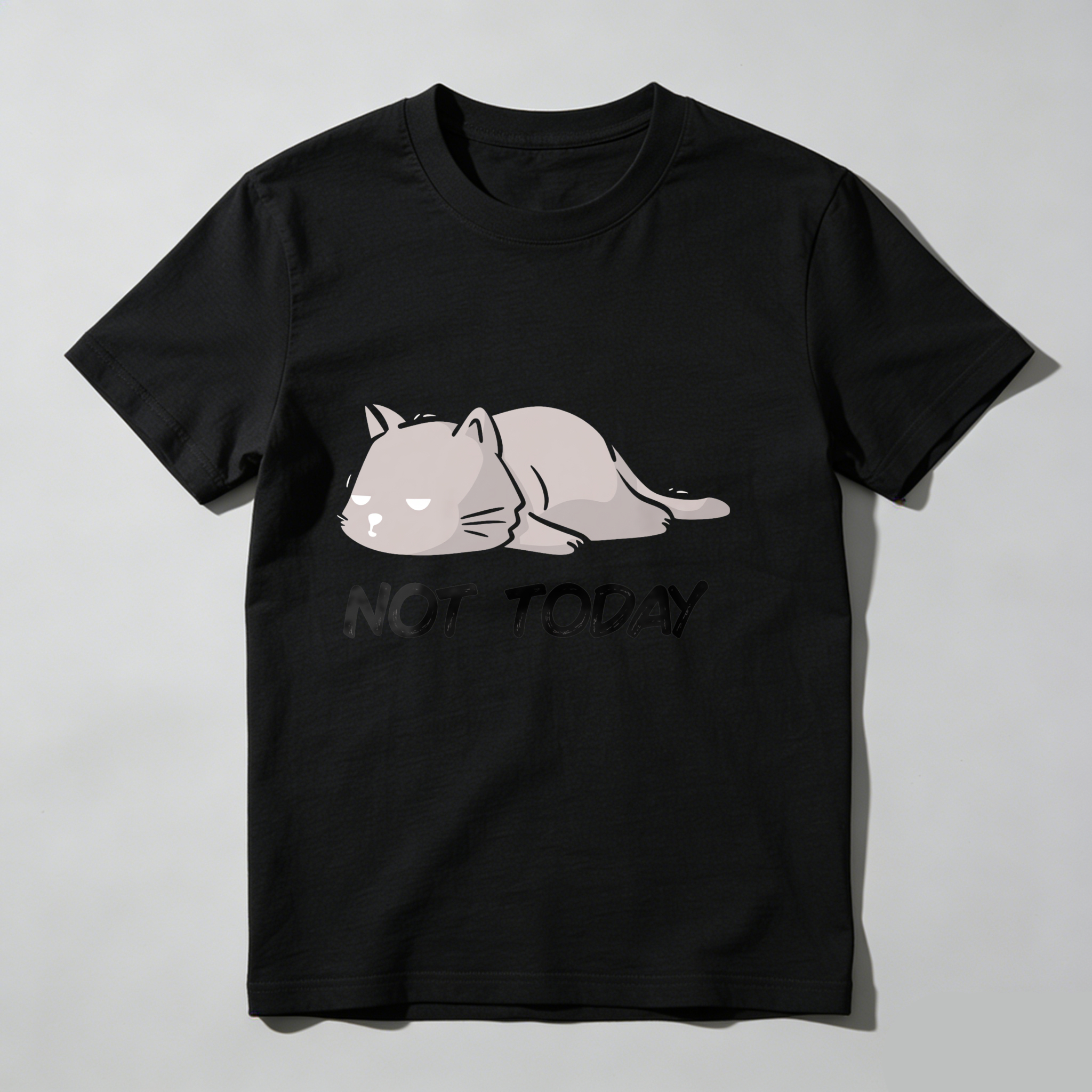Dorawear™ Cat Lying Down Not Today T Shirt