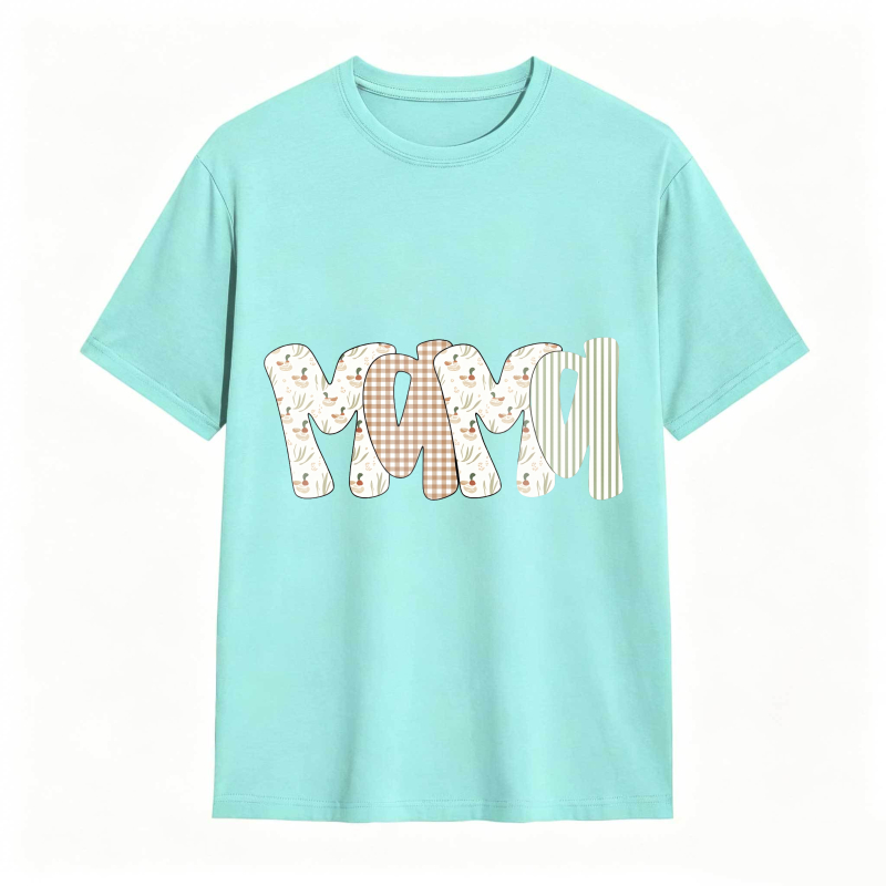 Dorawear™Mama Patterned Text Design Unisex Classic T-shirt