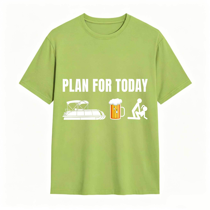 Dorawear™ Plan For Today Boat Beer And Yoga Unisex Classic T-shirt