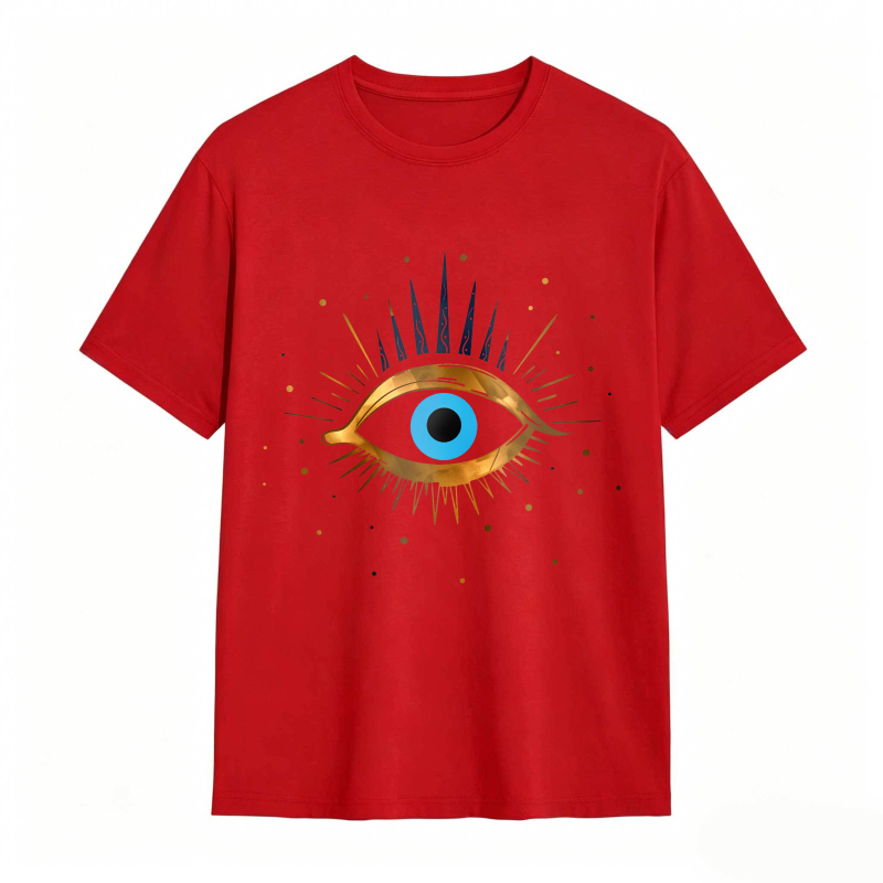Dorawear™ Eye Symbol With Golden Rays And Blue Iris Unisex Classic T-shirt