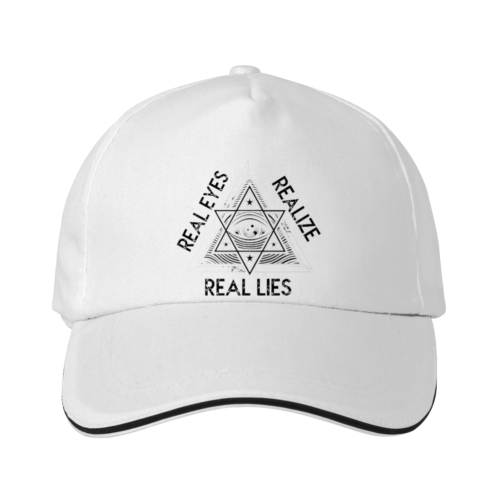 Dorawear™ Eye-Catching Graphic Cap – Real Eyes Realize Real Lies