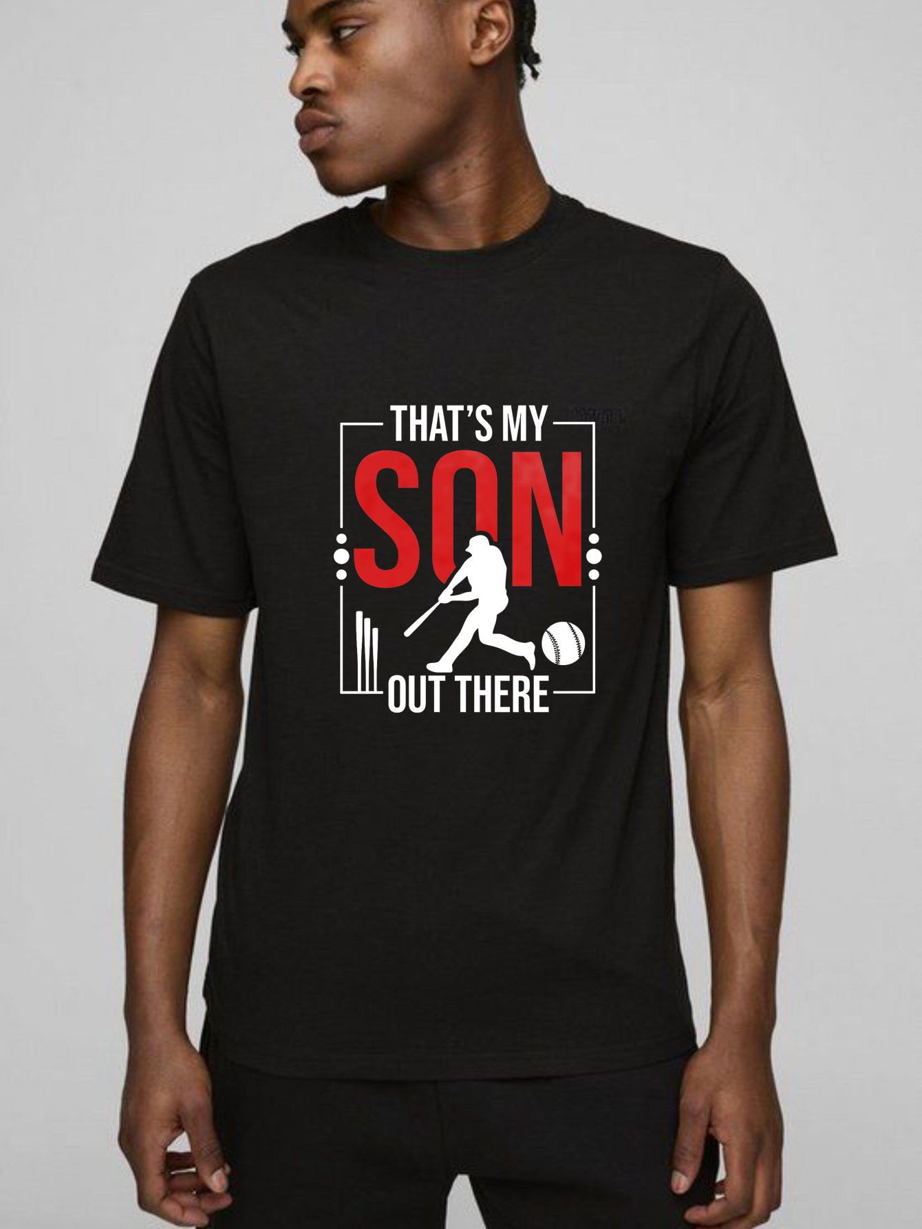 Dorawear™ That's My Son Out There Baseball  T Shirt