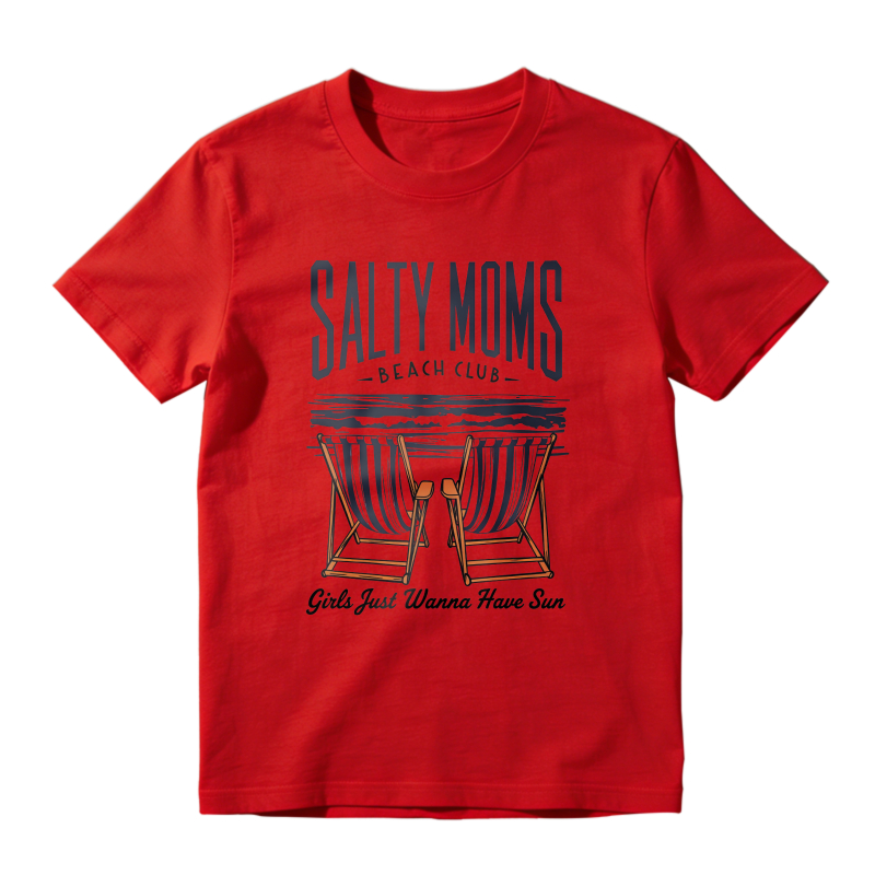 Salty Moms Beach Club Girls Just Wanna Have Sun Unisex Classic T-shirt