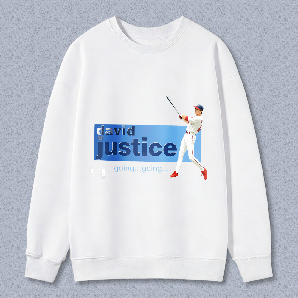 Dorawear™ David Justice Baseball Player Going Going Unisex Classic Sweatshirt
