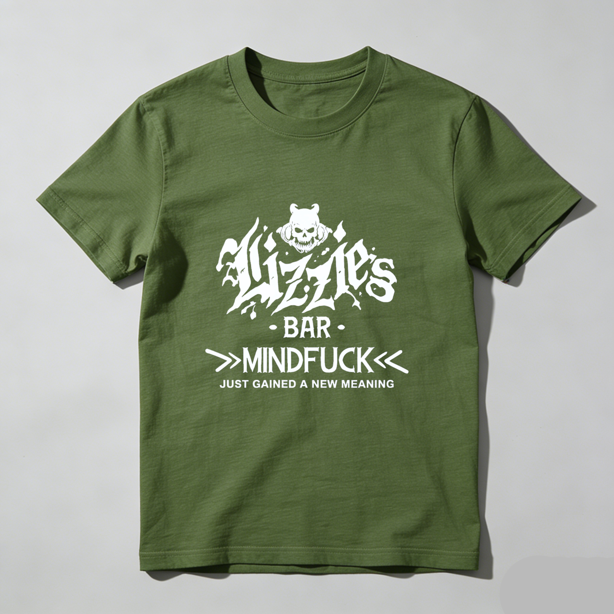 Dorawear™ Lizards Bar Mindfuck Just Gained A New Meaning Pure Cotton Short Sleeve T Shirt-Dorawear