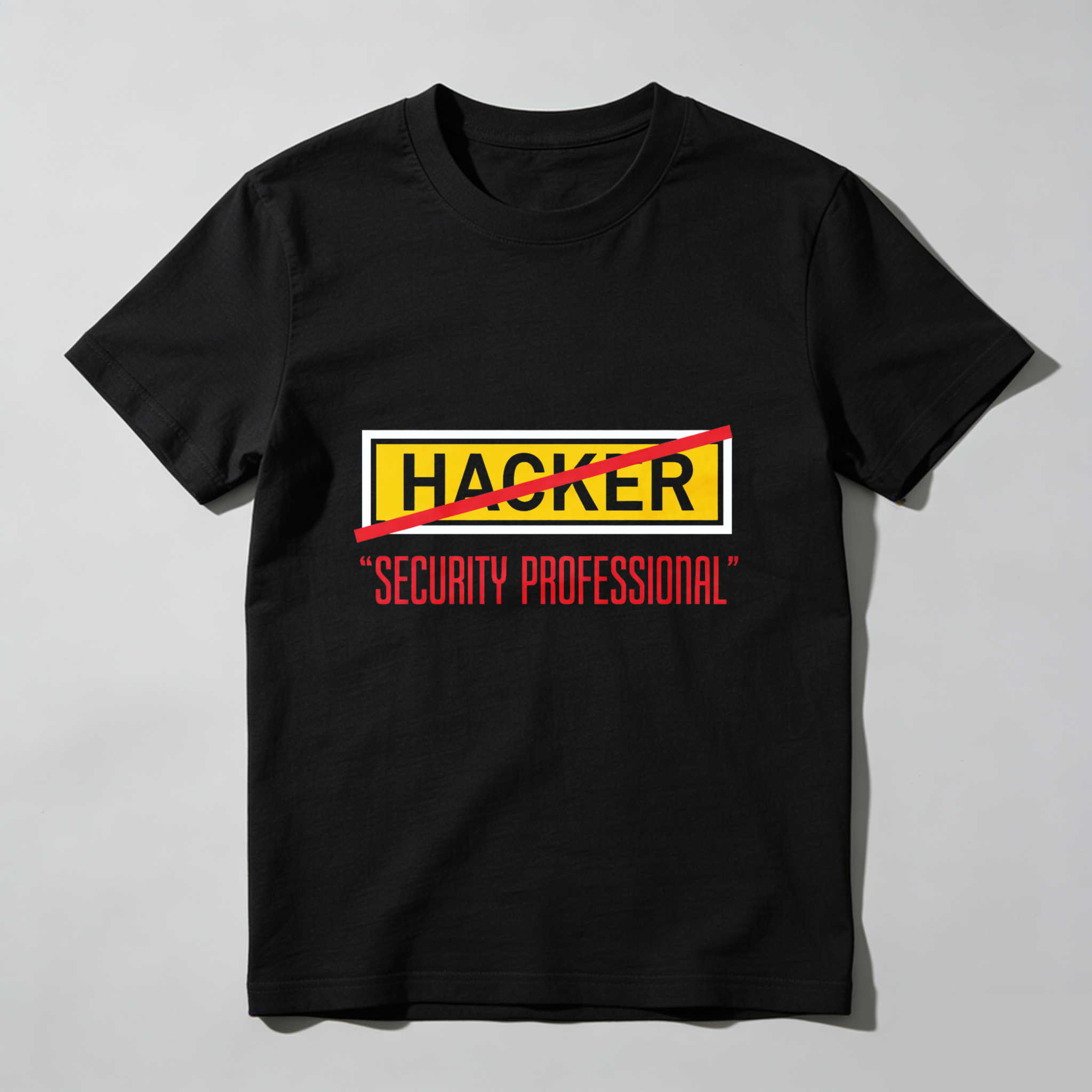 Dorawear™ Hacker Security Professional Pure Cotton Short Sleeve T Shirt-Dorawear