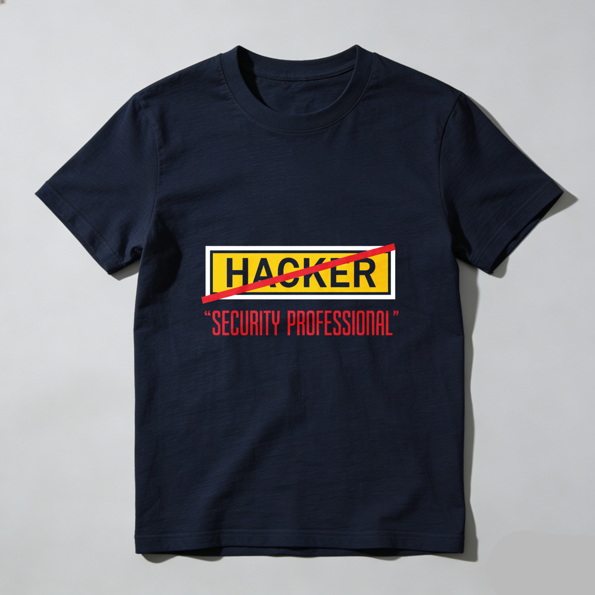 Dorawear™ Hacker Security Professional Pure Cotton Short Sleeve T Shirt-Dorawear