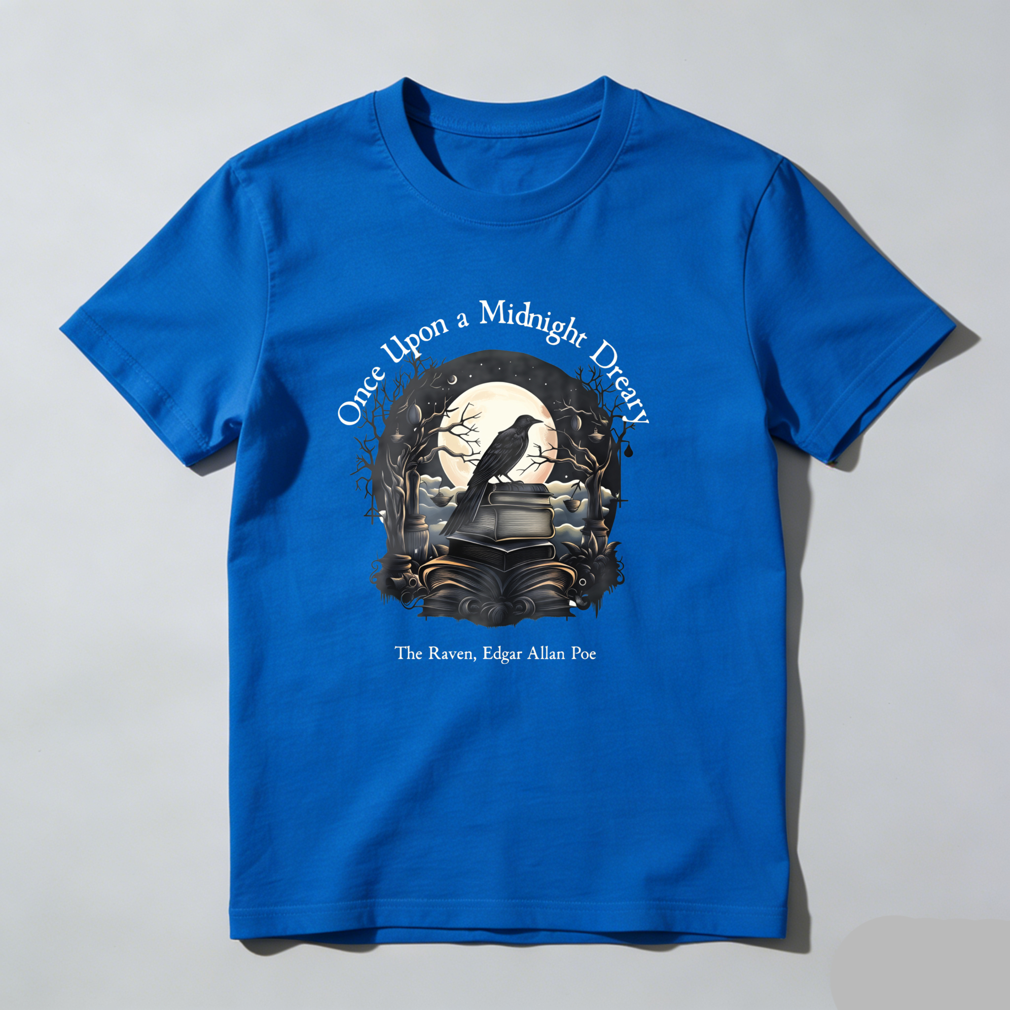 Dorawear™ Once Upon A Midnight Dreary   The Raven Edgar Allan Poe T Shirt