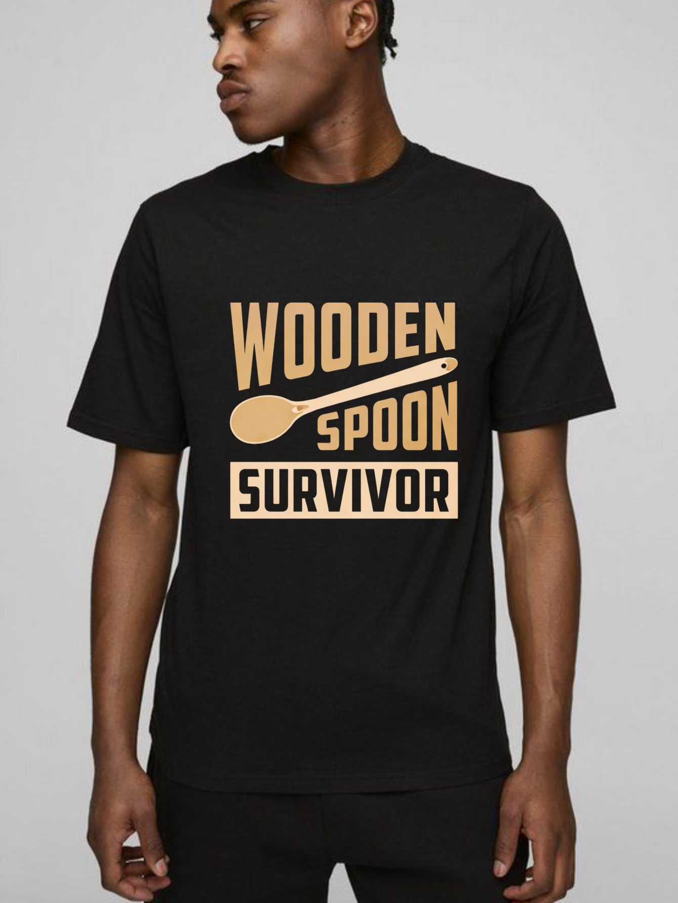 Dorawear™ Wooden Spoon Survivor Pure Cotton Short Sleeve T Shirt-Dorawear