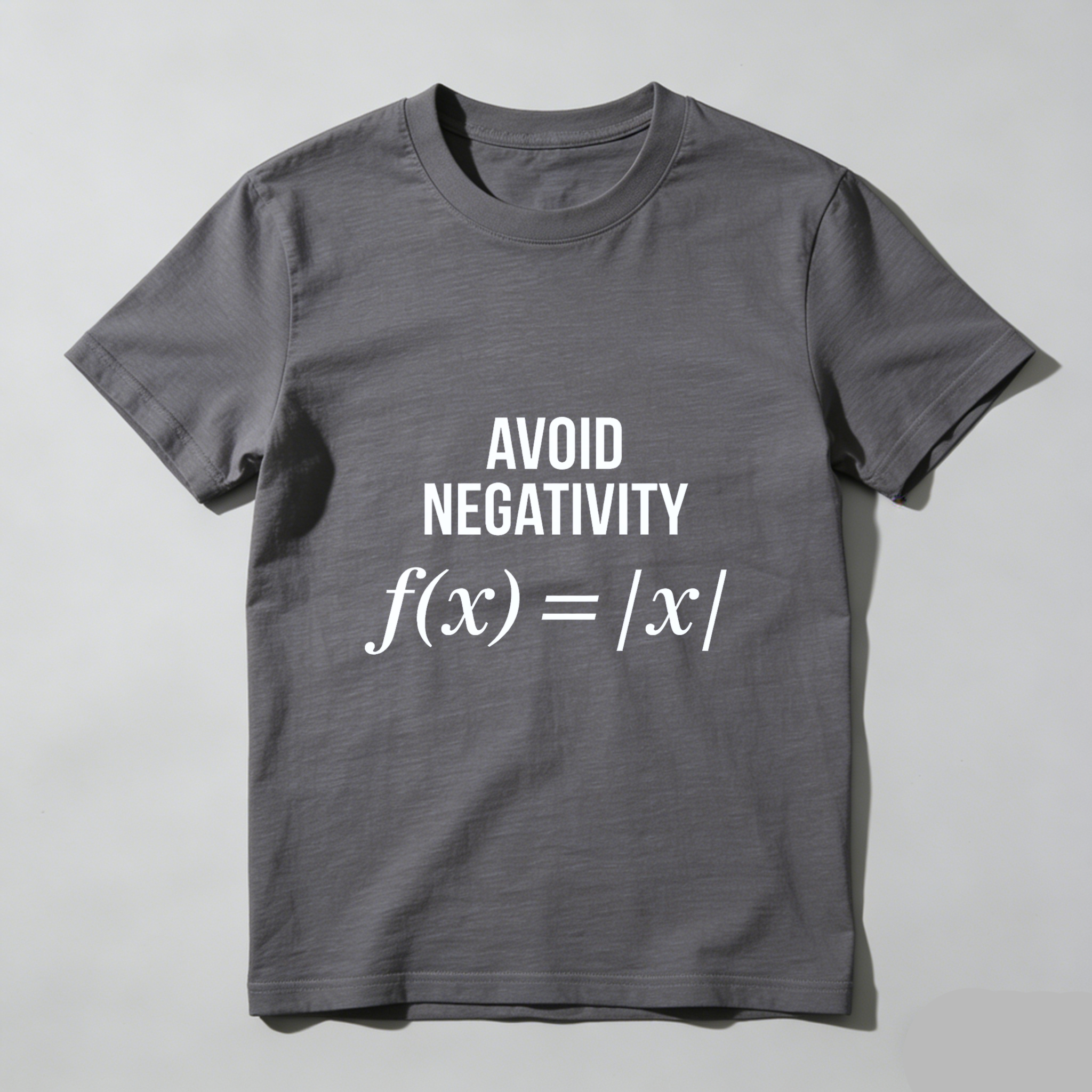 Dorawear Avoid Negativity Math Formula Pure Cotton Short Sleeve T Shirt