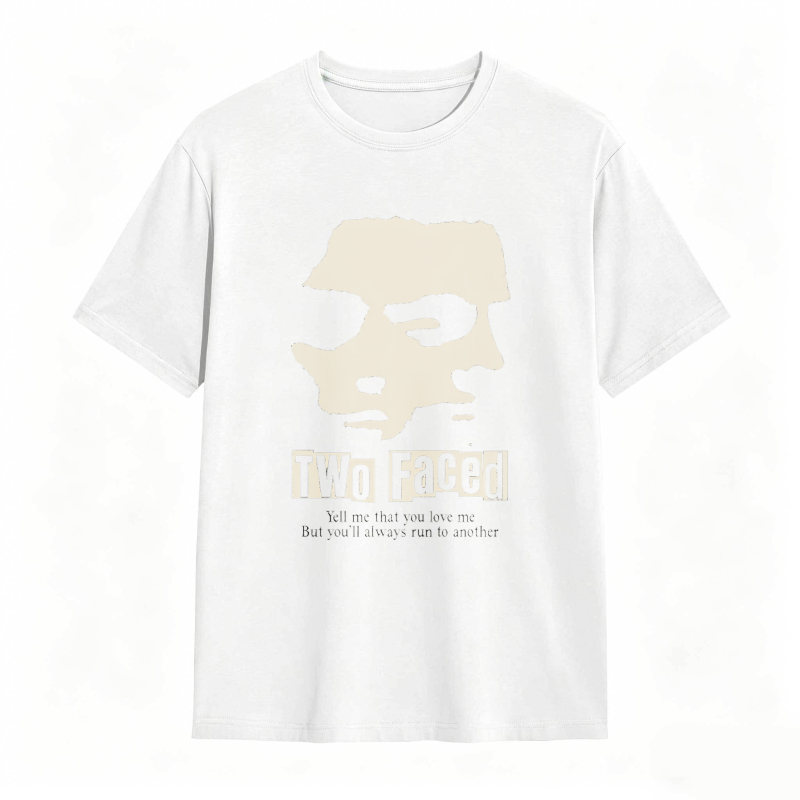 Dorawear™Two Faced Skull Design With Quote Unisex Classic T-shirt