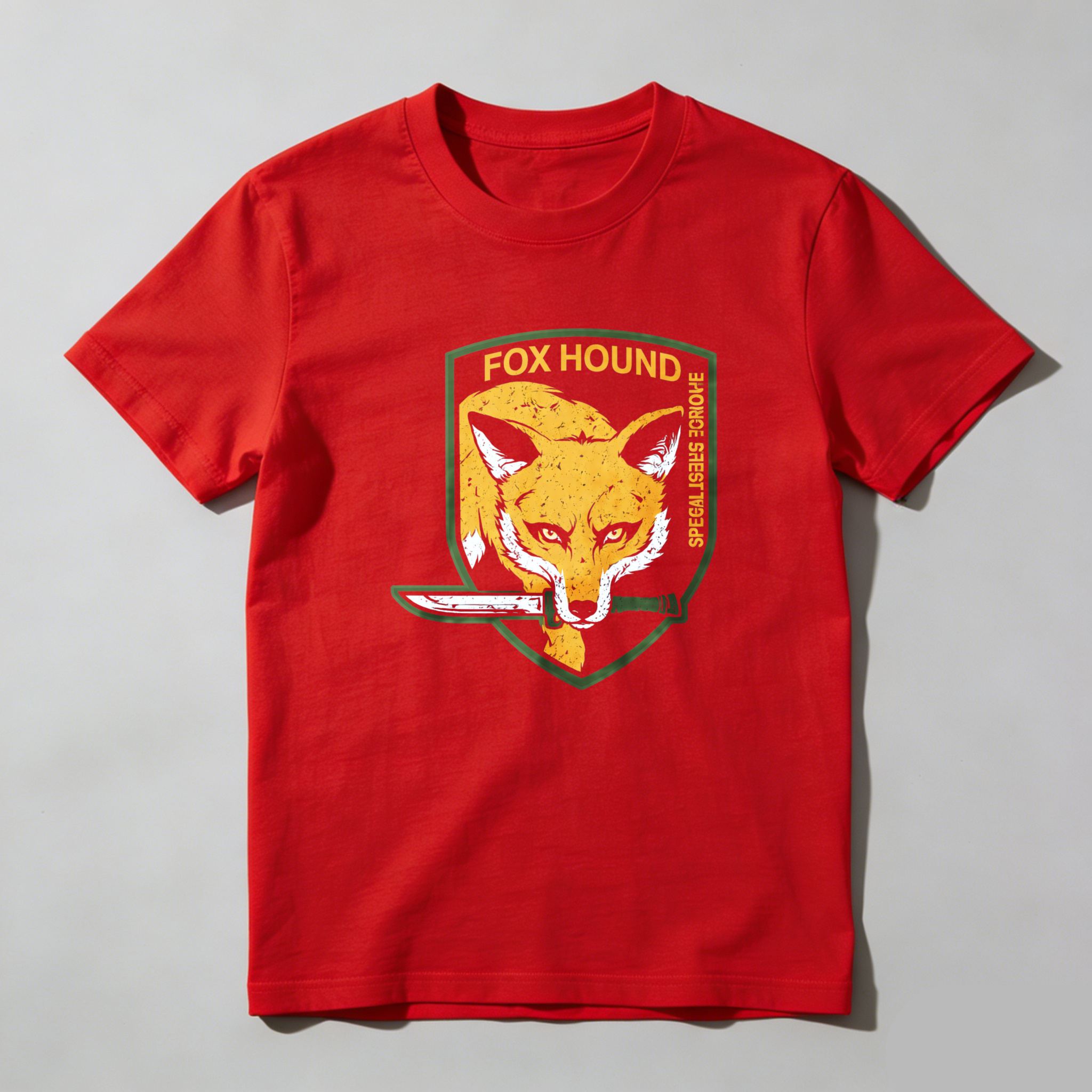 Dorawear™ Fox Hound Shield Logo Pure Cotton Short Sleeve T Shirt-Dorawear