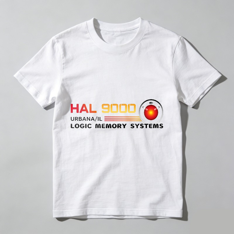 Dorawear™ Hal 9000 Logic Memory Systems Pure Cotton Short Sleeve T Shirt