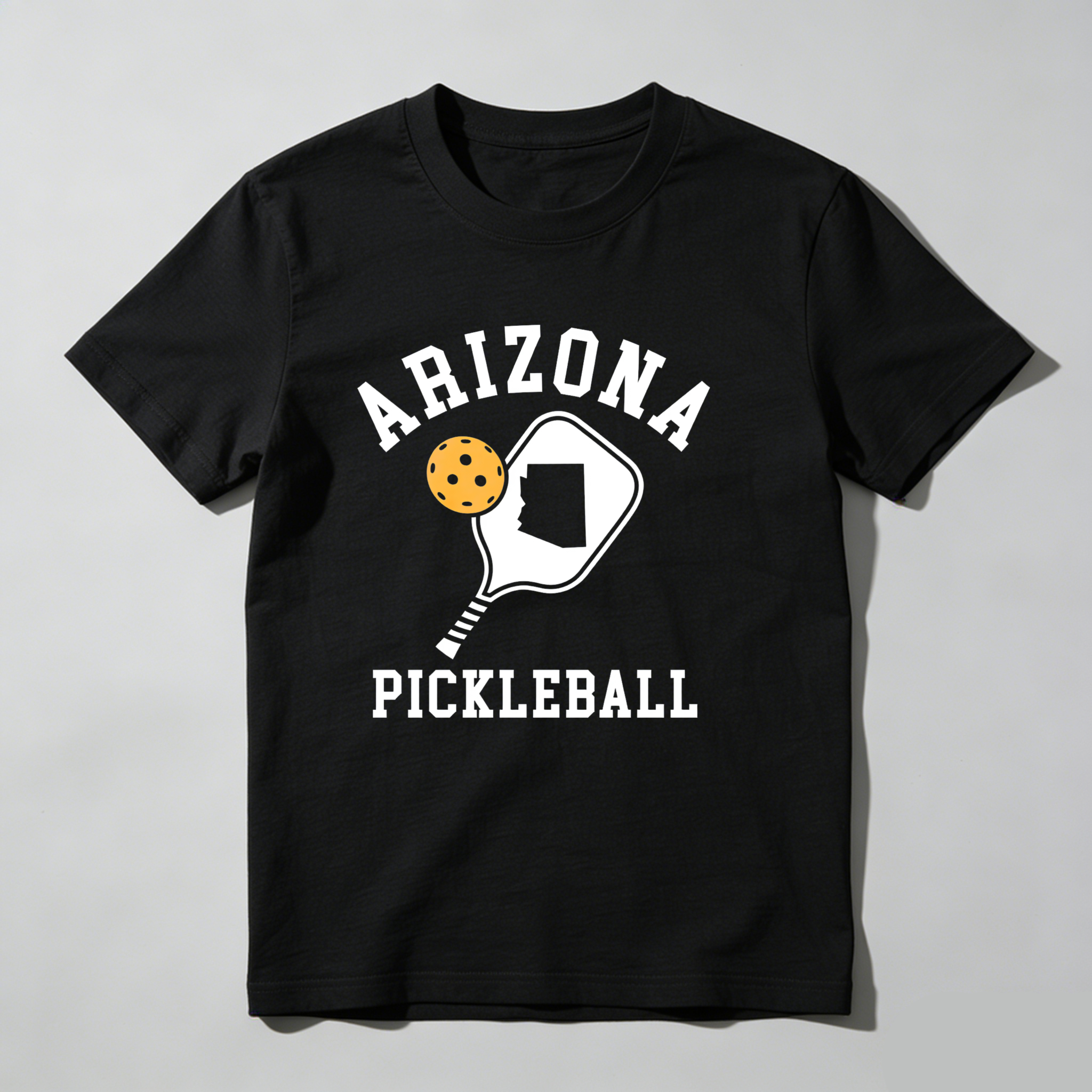 Dorawear™Arizona Pickleball Paddle And Ball Design T Shirt